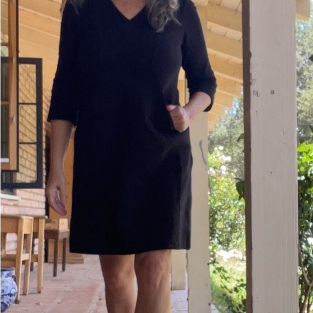 Boden Black Midi Dress